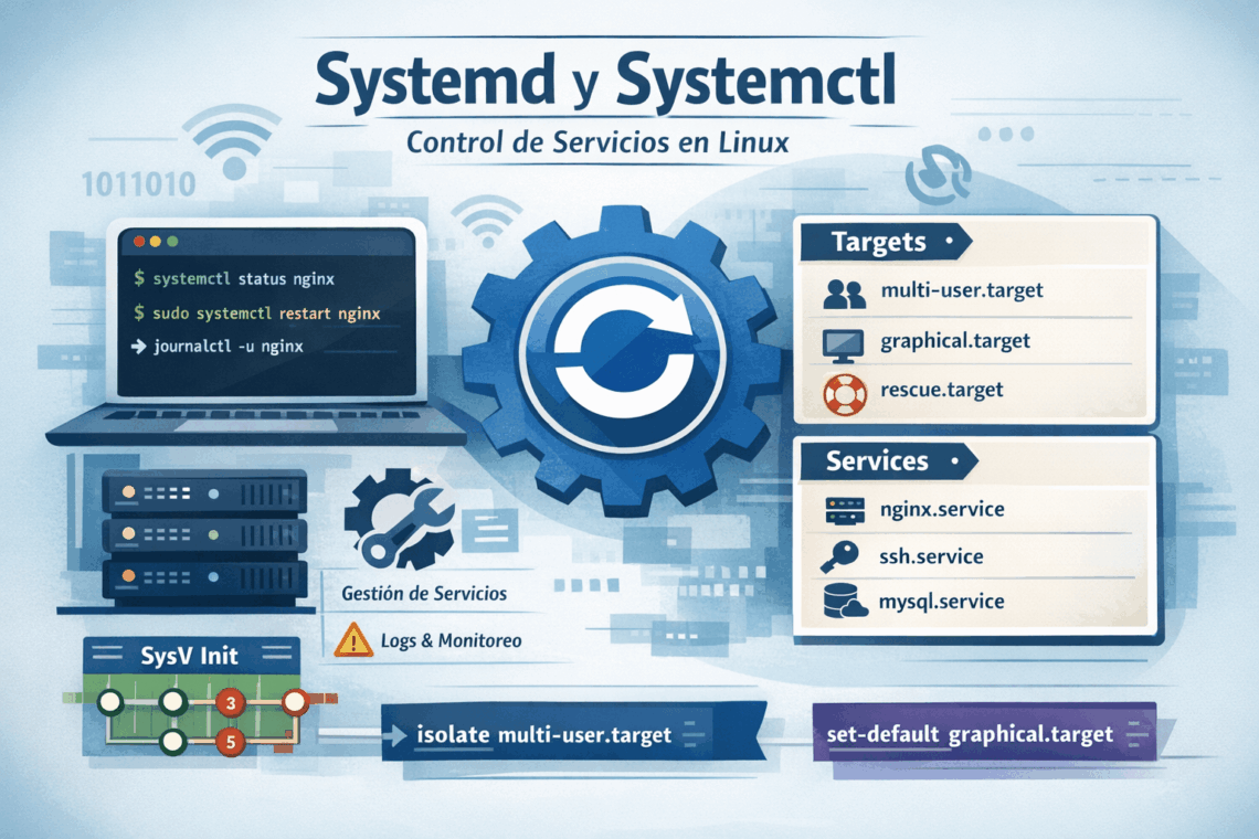 image systemd and systemctl